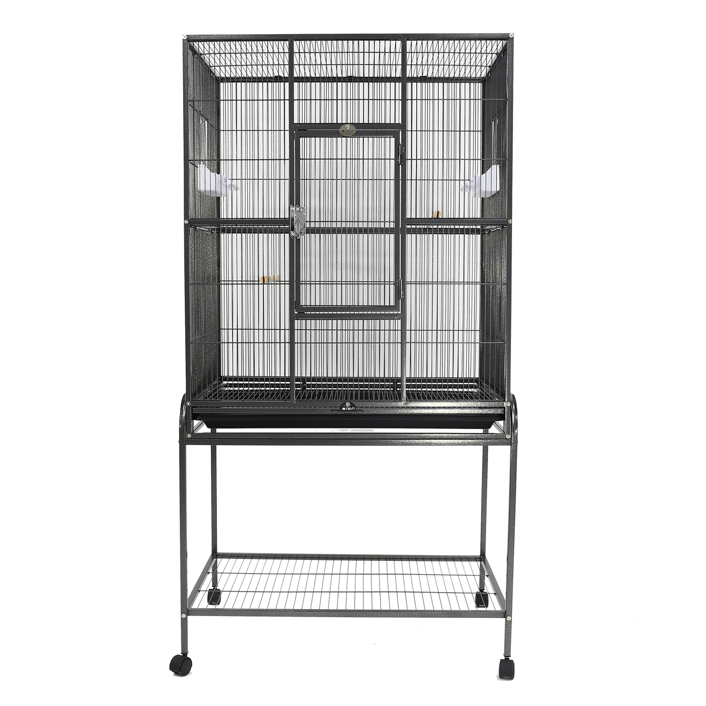 Flight Cage & Stand - Black 31"x20"x62"
