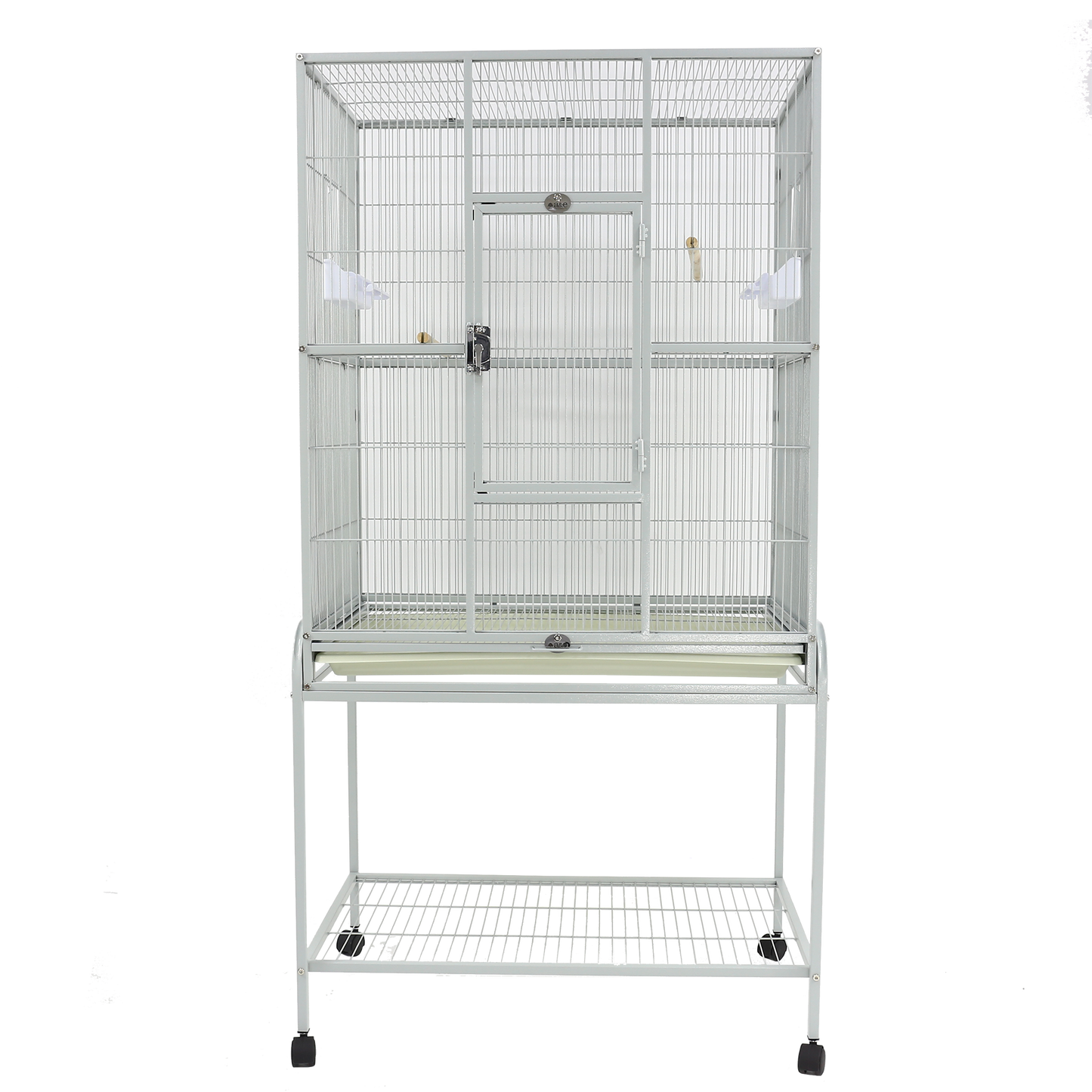 Flight Cage & Stand - Platinum 31"x20"x62"