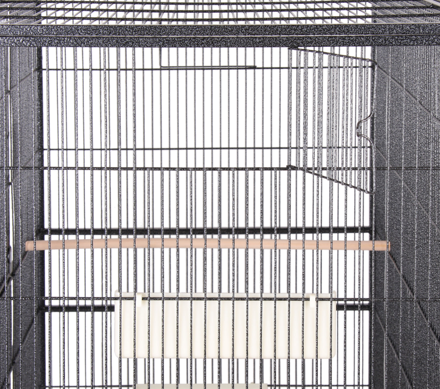 Double Door Flight Cage & Stand - Black 32"x21"x63"