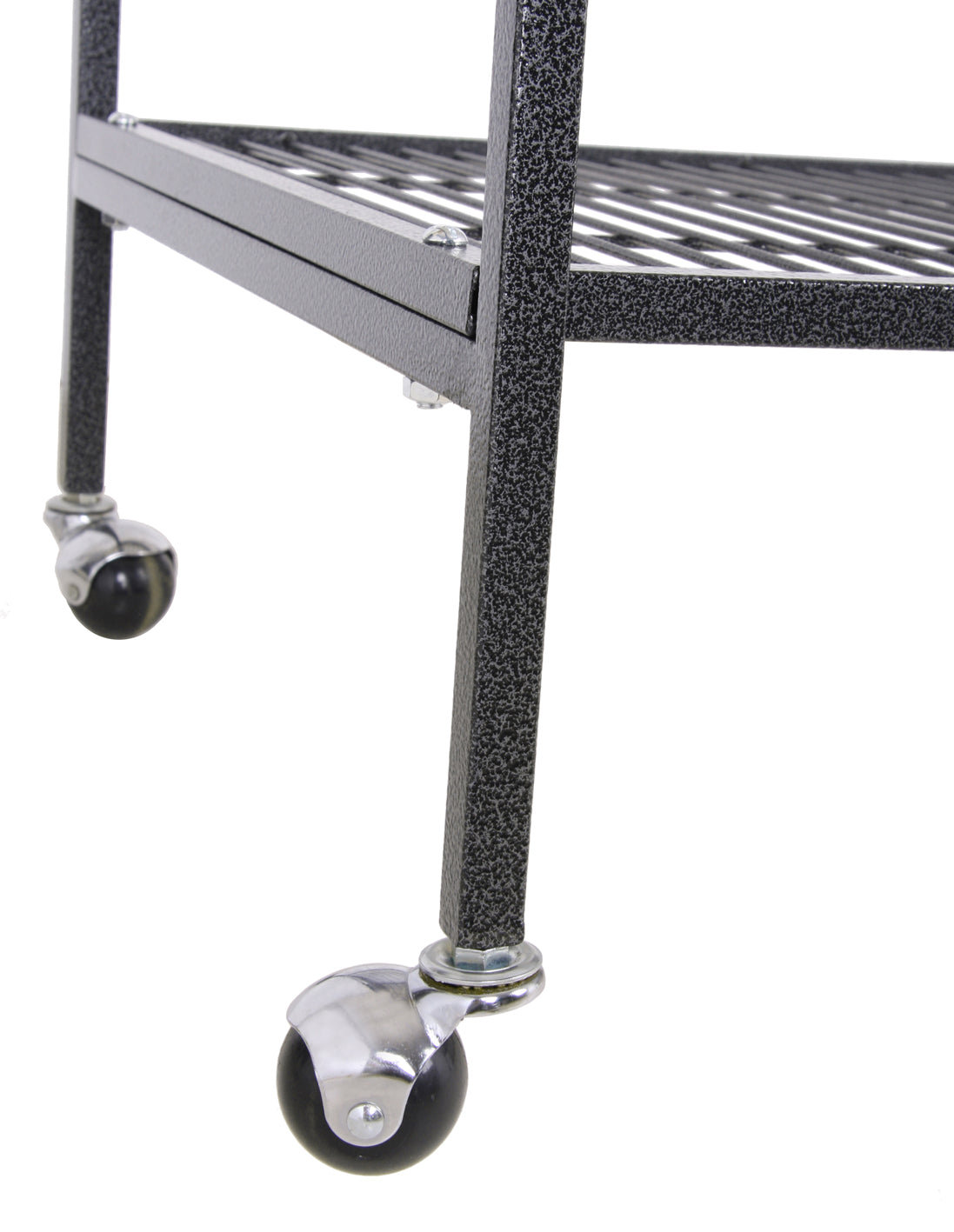 Double Door Flight Cage & Stand - Black 32"x21"x63"