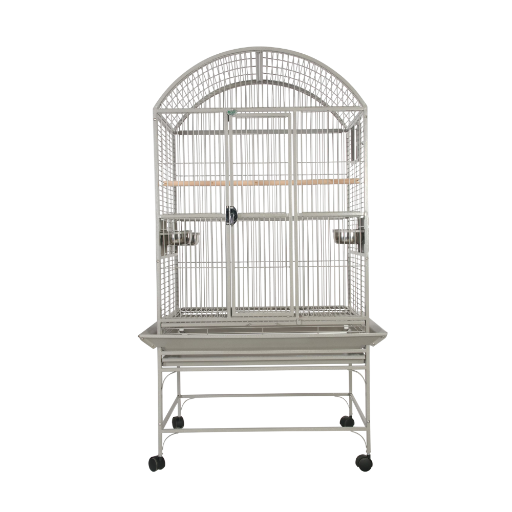 Dome Top Cage - Platinum 32"x23"x63"
