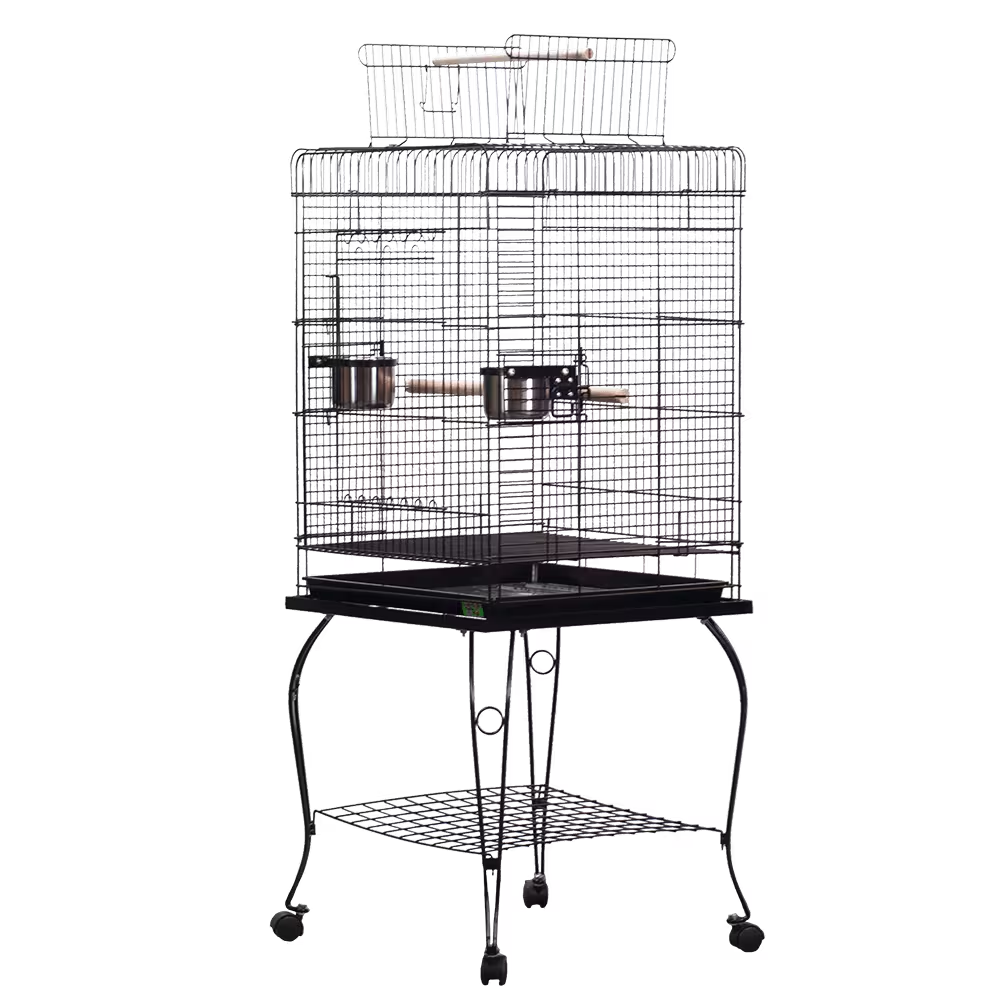 Economy Play Top Cage - Black 20"x20"x58"