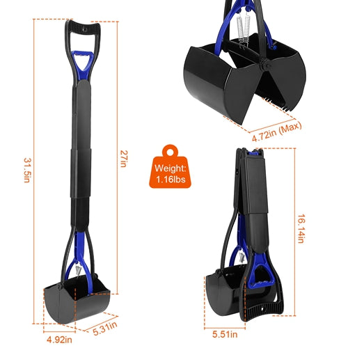 Long Foldable Poop Scooper