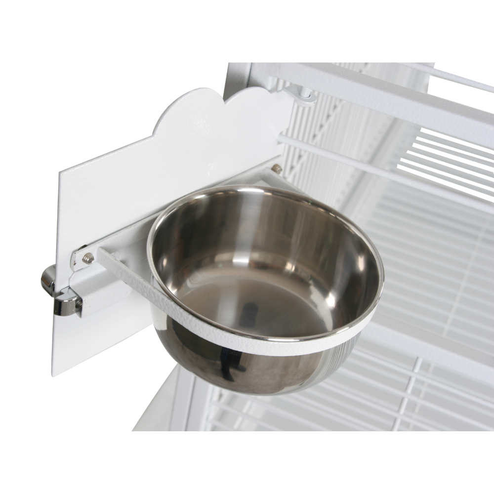 Dome Top Cage - White 32"x23"x63"