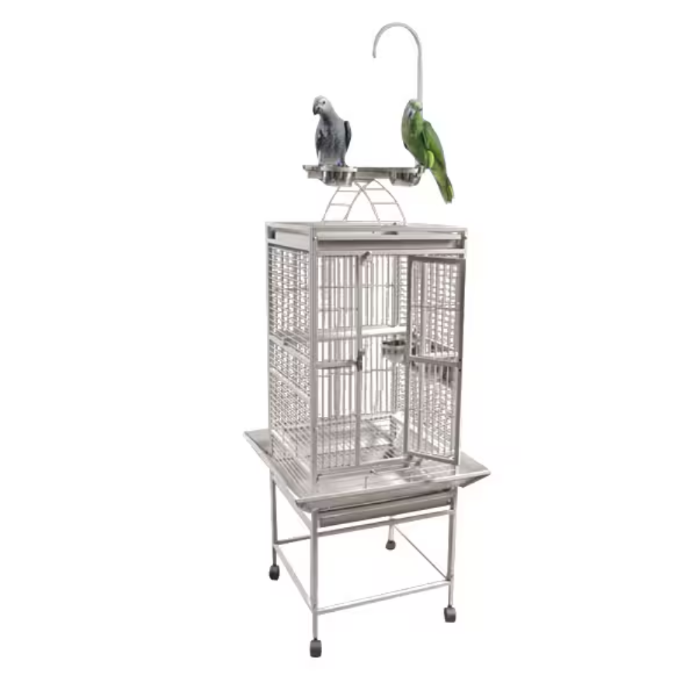 Play Top Cage - Platinum 18"x18"x54"
