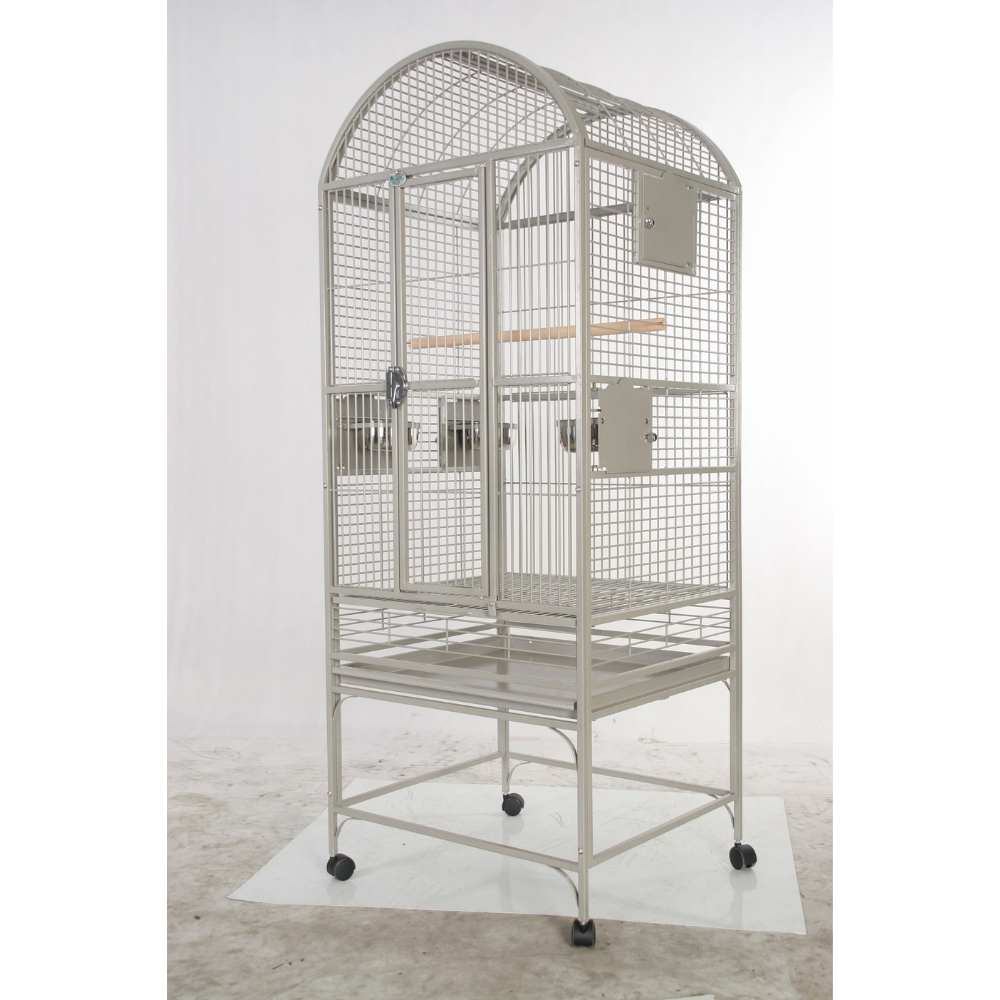 Dome Top Cage - Platinum 24"x22"x61"