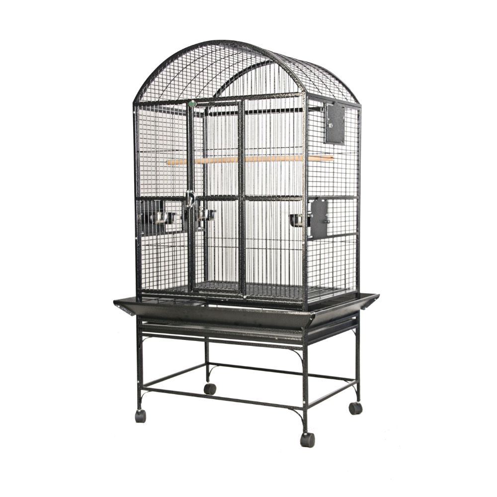 Dome Top Cage - Black 24"x22"x61"