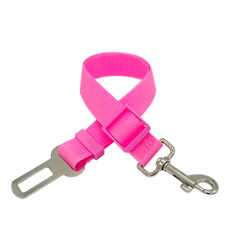 Adjustable Harness and Leash Cat Dog Car Seat Belt Pet Seat Vehicle Dog Harness Lead Clip TractionCar Travel Supplies for Dogs
