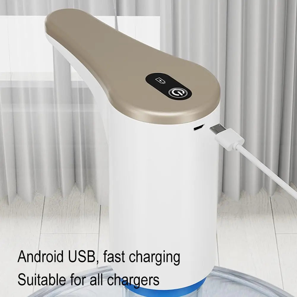 USB Electric Smart Bottled Water Pump Foldable Barreled Water Suction Device for Desktop Convenient Mineral Water Dispenser