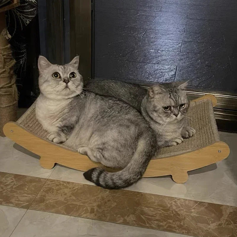 Cats Bed Scratching Pads Cat Toys Cat Scratch Board Multi-function Cat Grind Claws & Sleep Detachable Wear-resistant No Crumbs