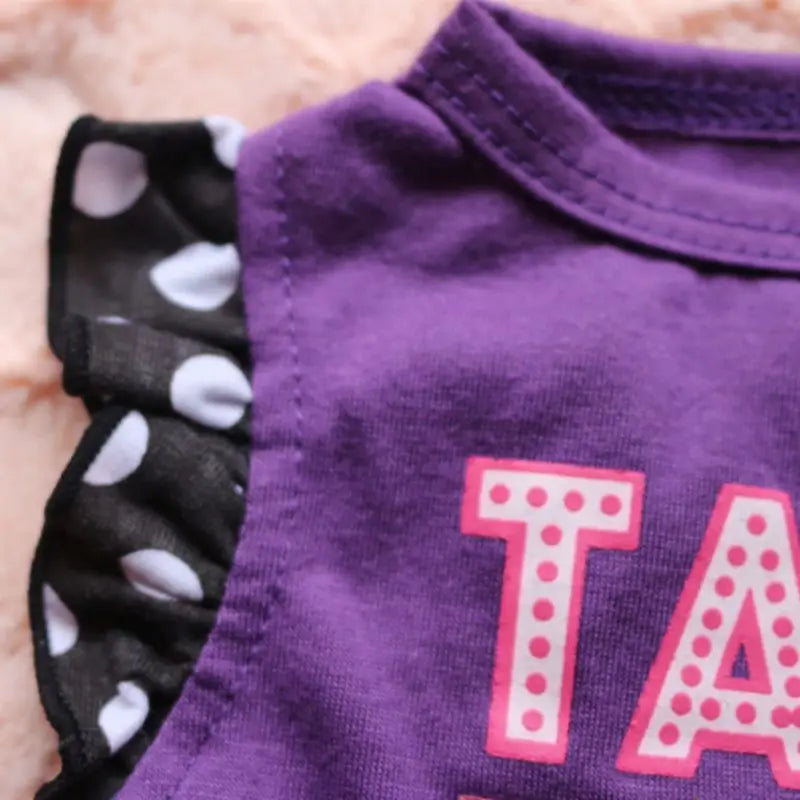 Small Dog Summer Dresses Vest Top Clothes Puppy Pet Dress Skirt Coat Apparel Pets Cats Dog Shirts Dog Vests Pet Supplies