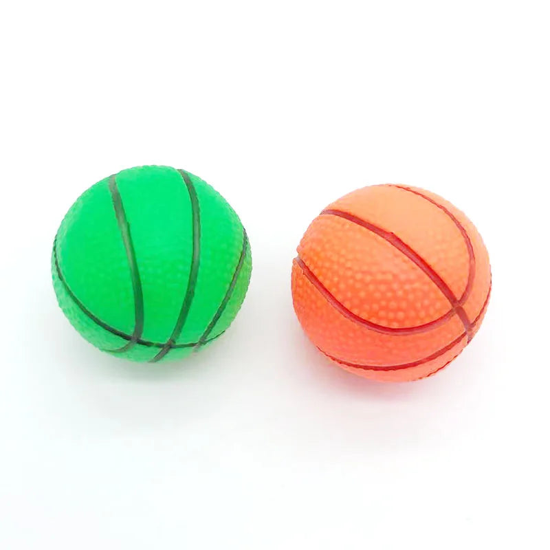 1Pcs Squeaky Basket Ball Pet Dog Toys Squeeze Sound Pet Cat Toy Dogs Toys for Small Medium Dogs Pets Toy Supplies Small Dogs