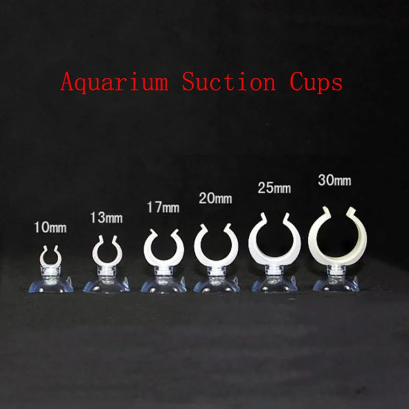 5pcs 4/5mm Aquarium Suction Cup Air Tube Holder Sucker for Fish Tank Pump Oxygen Air Tube Fixing Clip Aquarium Accessories