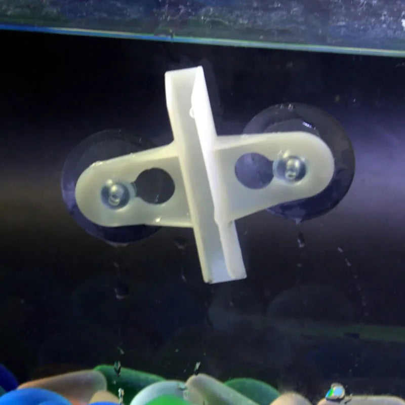 2pcs/set Black White Plastic Divider Sheet Holder Suction Cups for Aquarium Fish Tank Fish Product Pet Products Accessories Hot