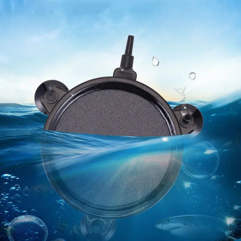 Aquarium Air Pump Sand Stone Oxygen Pump Fresh Air Stone Bubble Bar Aquarium Fish Tank Aerator Pump Stone with Suction Cups New