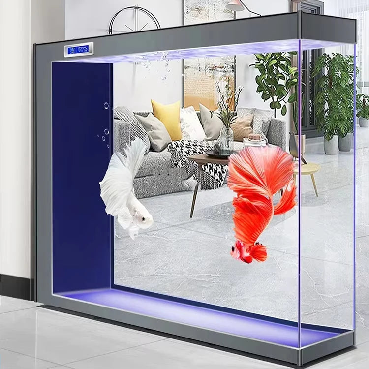 Wholesale Silent Large Glass Fish Tank Made To Order Big Size Water Purifying Aquarium Tank