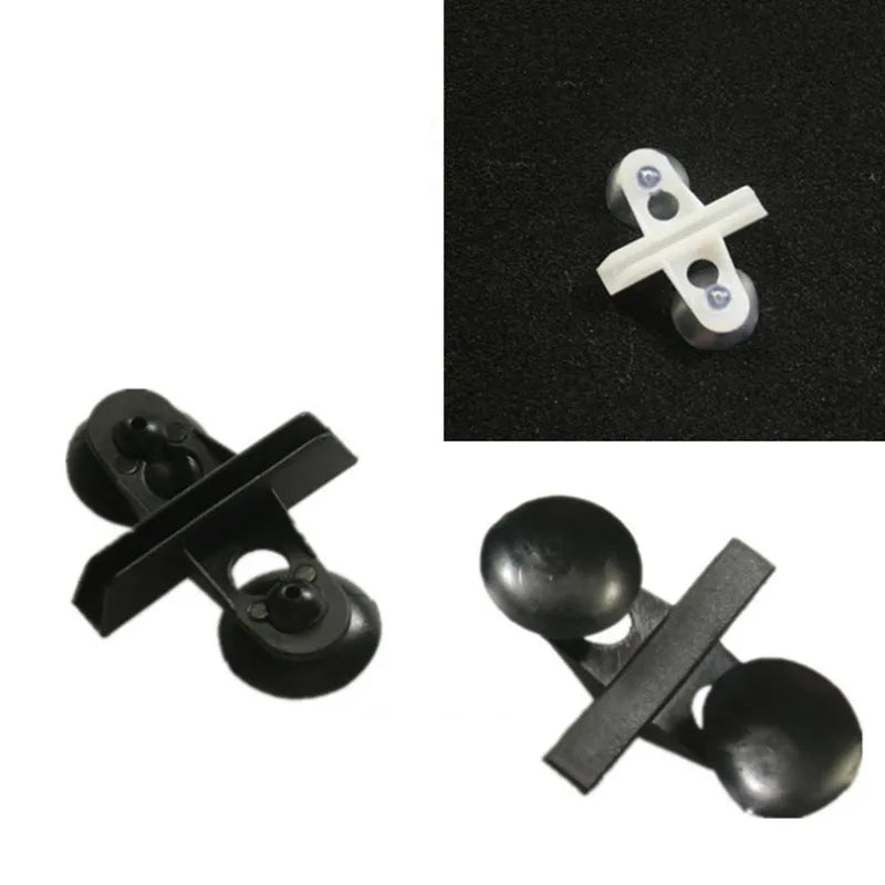 2pcs/set Black White Plastic Divider Sheet Holder Suction Cups for Aquarium Fish Tank Fish Product Pet Products Accessories Hot