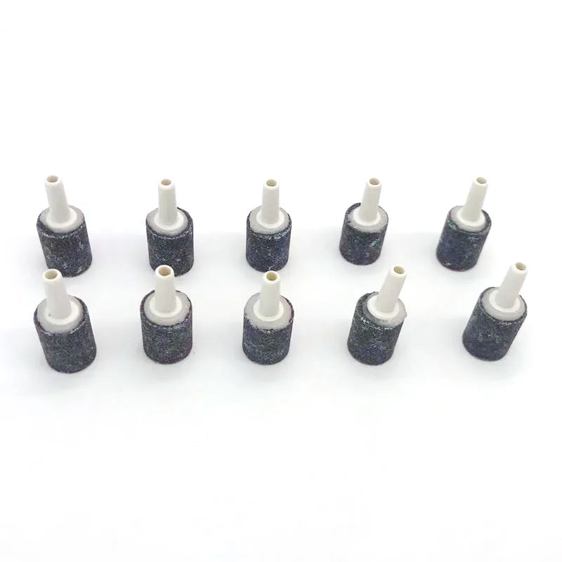 10mmx15mm Mini Aquarium Fish Tank Air Stone Oxygen Aerator Increasing Air Bubble Pond Pump Hydroponic Oxygen Fishing Accessories
