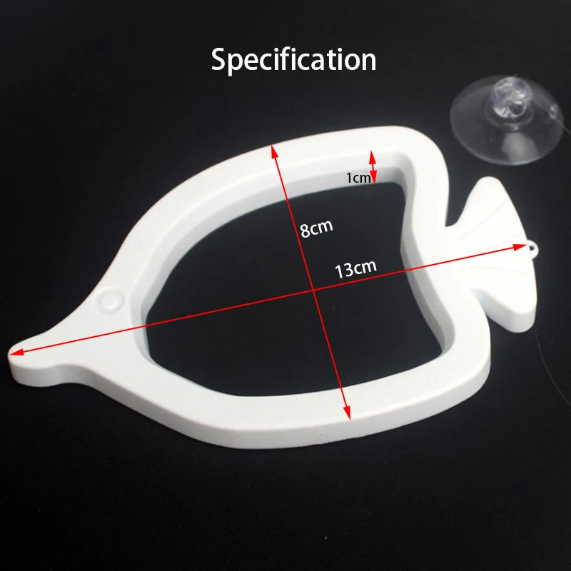 1pcs New Floating Aquarium Feeding Ring Fish Tank Station Floating Food Tray Feeder Aquarium Accessory with Suction Cup