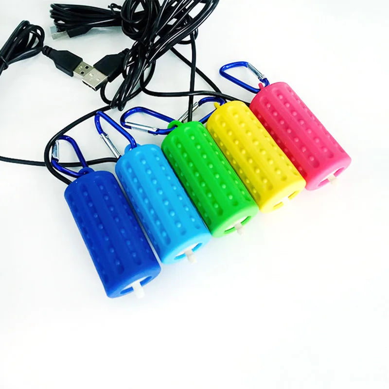 New Aquarium Mini USB Oxygen Air Pump With Stone Accessories Check Valve Mute Hose Energy Saving Supplies Fish Tank Accessories