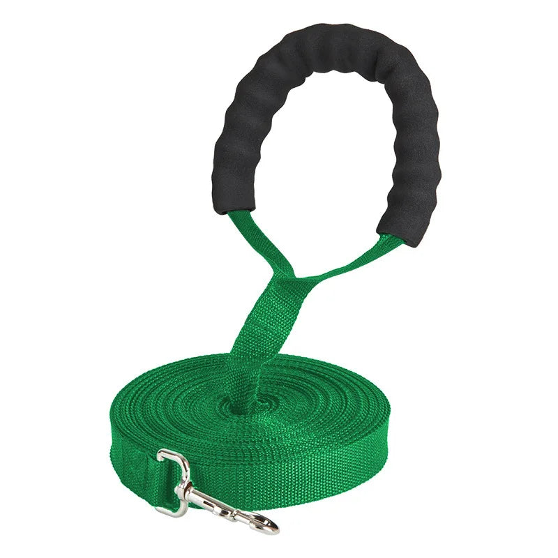 10m 15m 20m 30m Long Nylon Pet Dog Leash Obedience Recall Training Lead, Small Medium Large Dog Lanyard Tracking Rope