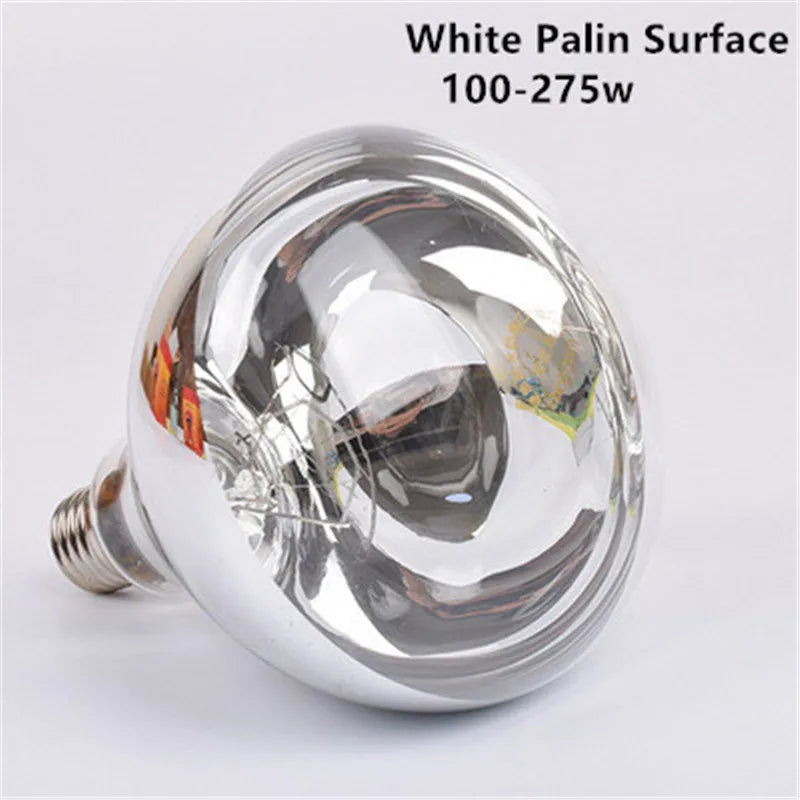 100-275 Watt 220v Waterproof Anti-explosion Livestock Chicks Piglet Heating Lamp Infrared Heat Light Bulb For Poultry Pig House
