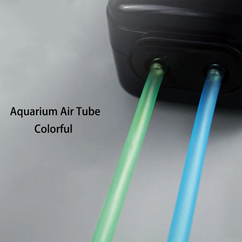 1m/3m/5m/10m/20m Aquarium Oxygen Pump Hose Air Bubble Stone Aquarium Fish Tank Pond Pump Tube 4*6mm Food Grade Material Tubes