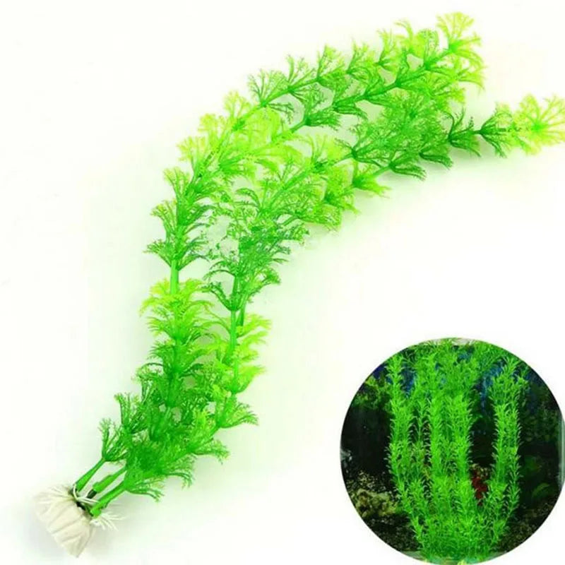 Aquarium Decoration Underwater Fish Aquarium Plants Ornaments Aquariums Fish Tank Plant Green Water Grass Decor 32cm