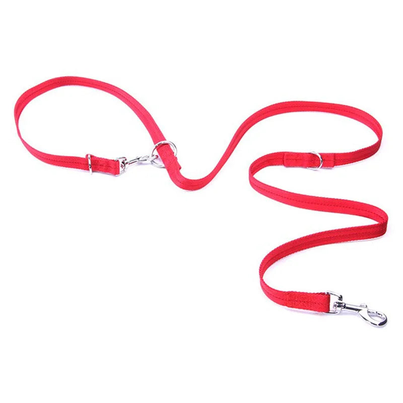 190cm WALK Two DOGS Leash Double Twin Lead Walking Leash Two Pets Cats Dual Couple Dog Leashes Nylon V Shape Leash For dog cat