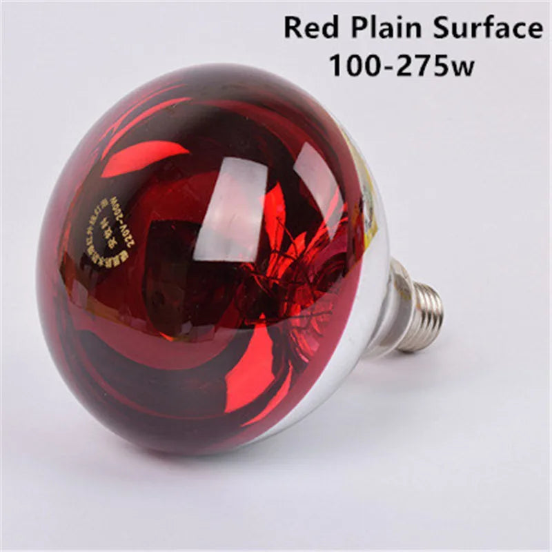 100-275 Watt 220v Waterproof Anti-explosion Livestock Chicks Piglet Heating Lamp Infrared Heat Light Bulb For Poultry Pig House