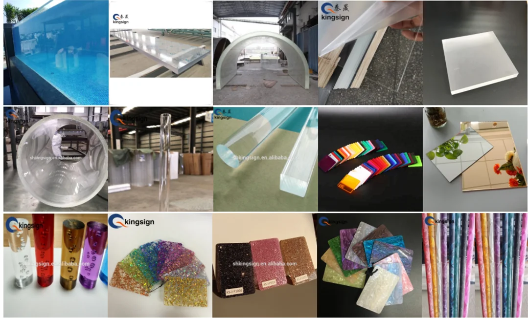 KINGSIGN huge glass tank jellyfish aquarium high quality acrylic glass tank customized plexiglass tank