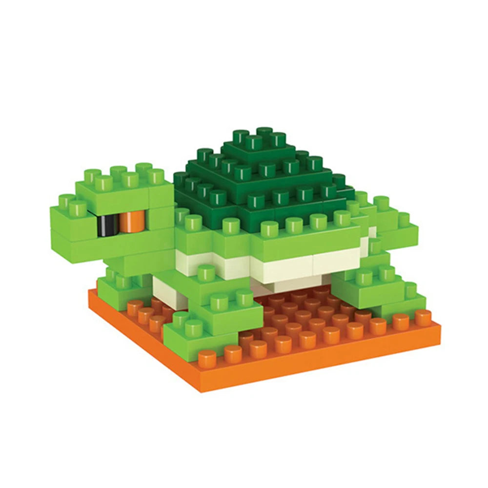 Wisehawk diamond mini building blocks animal toy bag building blocks A1-B26 dog cat bird animal series for children gifts