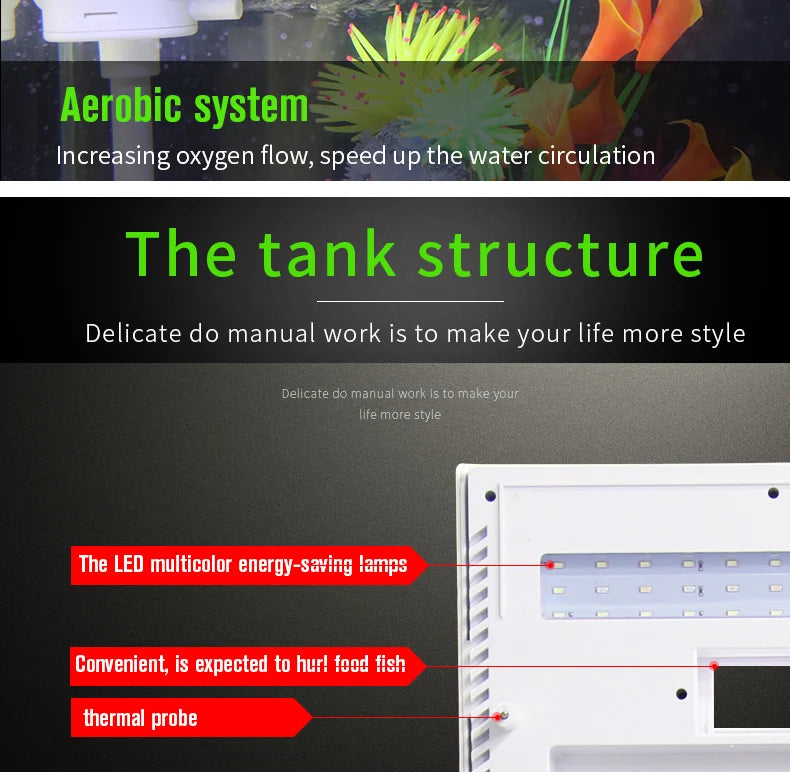 High Quality Small Breeder Box Fish Tank Aquarium Fish Tank Sale Intelligent small fish tank