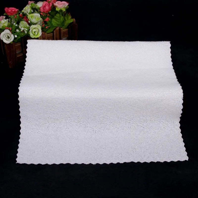 30cm*70cm White Macrame Dog Cat Puppy Towel Microfiber Strong Absorbing Water Bath Pet Towel Dry Hair Dog Towels Pets Acessorios