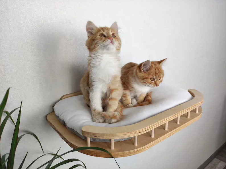 Wholesale Pet wall furniture wall bed Cat tree tower Cat shelves with steps Cat jungle gym house furniture