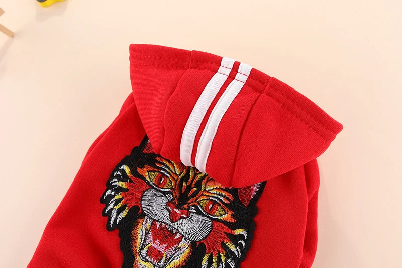 Spring Autumn Dog Hoodies Overalls for Dogs Chihuahua Yorkie Bulldog Tracksuit Dog Clothes for Small Dogs Sport Outfits Jumpsuit