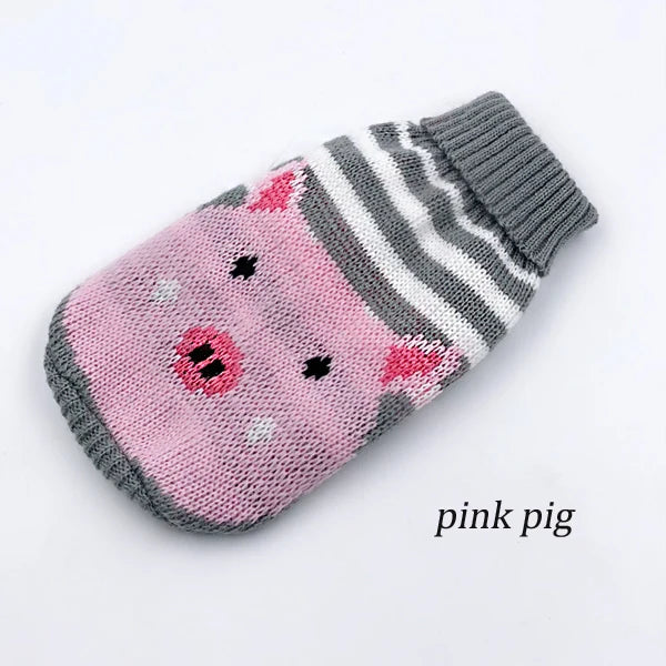 Turtleneck Cat Sweater Knitted Jumper Cat Christmas Sweater for Cats Small Dogs Winter Sphinx Cat Clothes Pet Costume