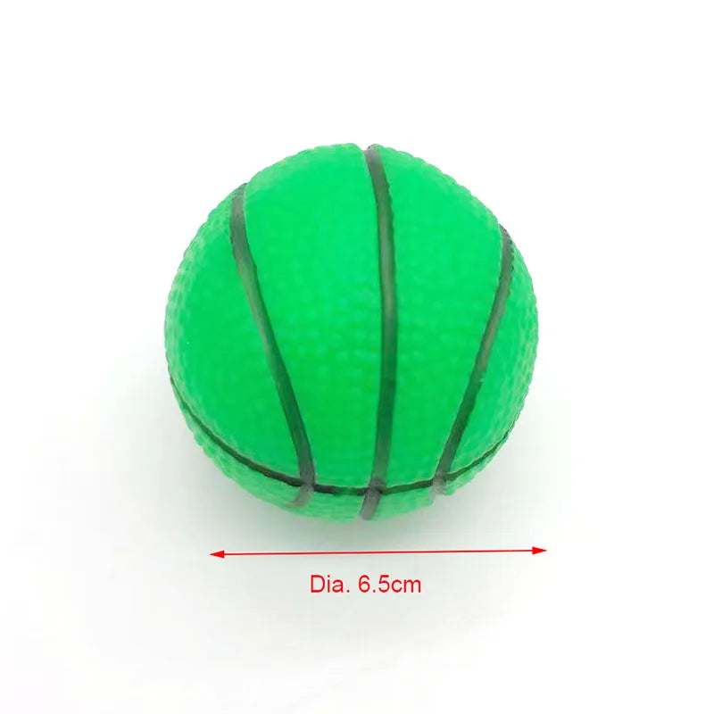 1Pcs Squeaky Basket Ball Pet Dog Toys Squeeze Sound Pet Cat Toy Dogs Toys for Small Medium Dogs Pets Toy Supplies Small Dogs