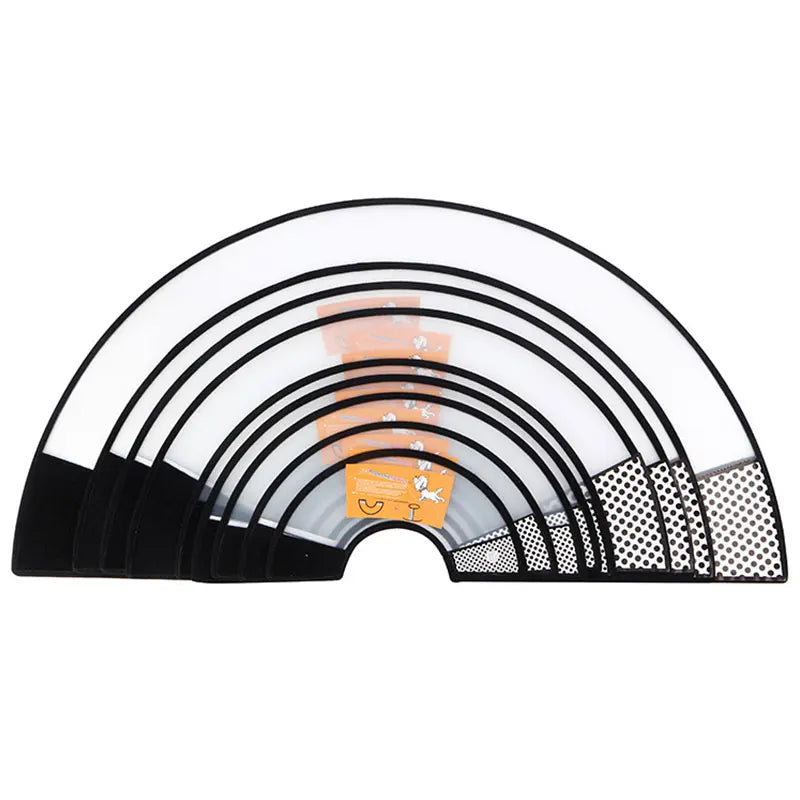 Transparent Dog Elizabethan Collar Smart Cone Medical Wound Healing Anti-Bite Collar for Cats Neck Protective Pet Accessories