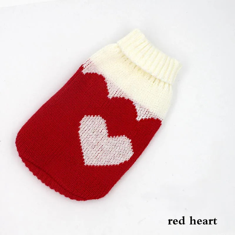 Turtleneck Cat Sweater Knitted Jumper Cat Christmas Sweater for Cats Small Dogs Winter Sphinx Cat Clothes Pet Costume