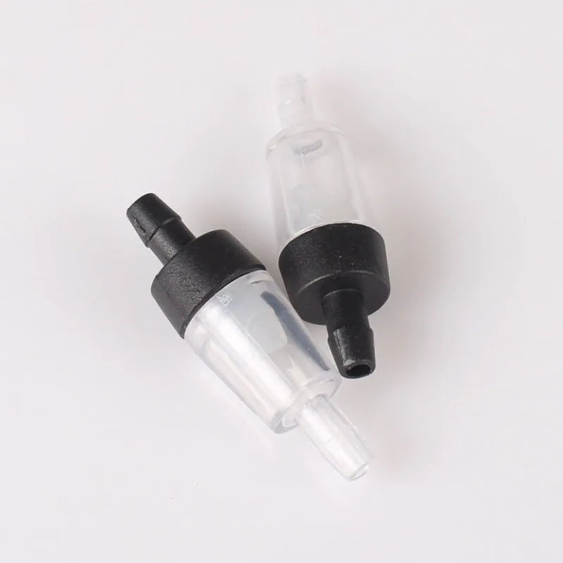 5 pc One Way Non-Return Check Valve Fish Tank Aquarium Co2 System Air Pump 5pcs Air Pump Check Valve fish Aquarium Accessories