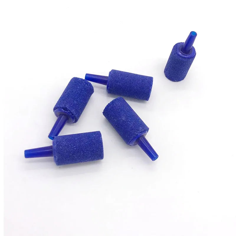 15mmx25mm Small Fish Tank Aquarium Air Stone Oxygen Aerator Increasing Air Bubble Pond Pump Hydroponic Oxygen Supplies Colorful