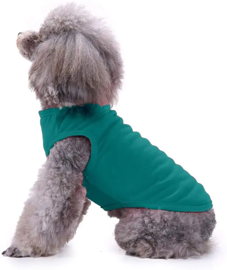 Dog Shirt Clothes, Spring Summer T Shirt Apparel Soft Blank Shirts Clothes For Extra Small Medium Large Extra Large Size Dogs