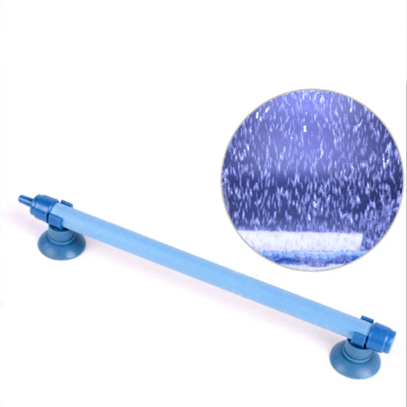 1pcsAquarium Oxygen Pump Diffuser Air Stone Bubble Wall Tube Fish Tank Aerator Pump Air Pump Sand Stone Bubble Wall Air Diffuser