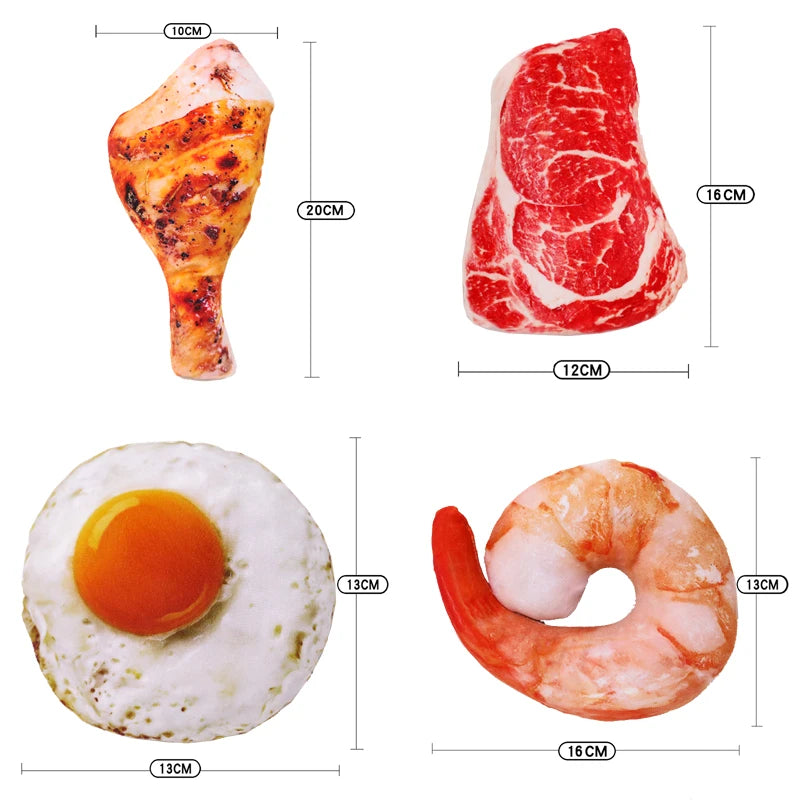 Canvas Dog Cat Toy Simulation Potato Sausage Bone Design Dog Stuffed Toys for Small Medium for Dogs Funny Game Puppy Accessories