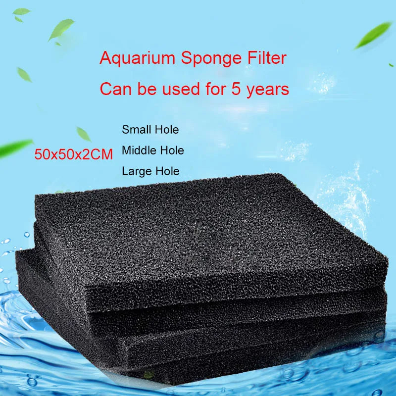 Aquarium Filter Fish Tank Shrimp Pond Air Pump Skimmer Biochemical Sponge Filter Aquarium Filtration Filter Aquatic Pets Product
