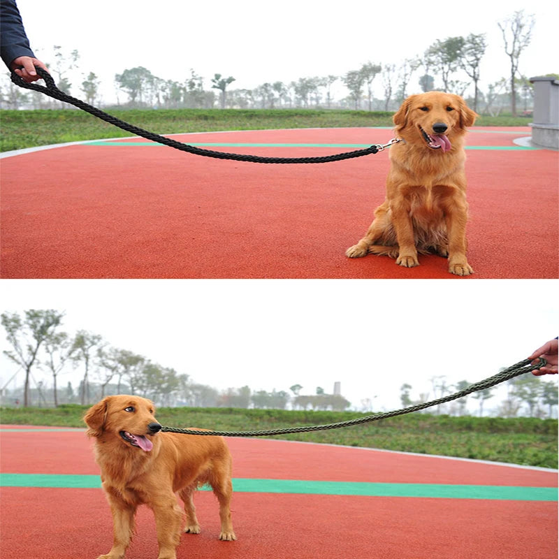 Super Strong Nylon Dog Harness Leash For Large Dogs Leads Pet Training Walking Safety Mountain Climb Ropes Dog Leashes Products