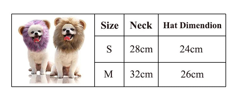 Lion Cattle Pattern Dog Costume Hat for Cat New Year Party Birthday Costume Pet Dogs Products Keep Warm Winter Puppy Accessories