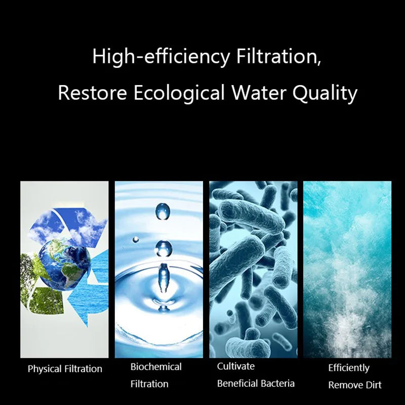 With Air Stone Sponge Filter for Aquarium Fish Tank Air Pump Biochemical Filtration Noiseless Foams Aquarium Accessories New