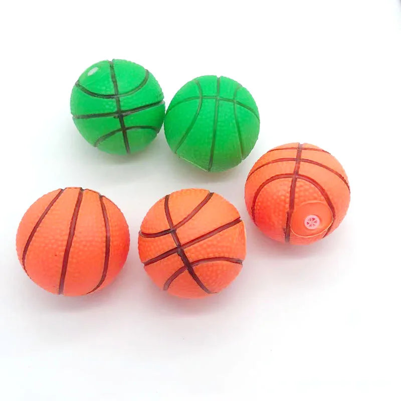 1Pcs Squeaky Basket Ball Pet Dog Toys Squeeze Sound Pet Cat Toy Dogs Toys for Small Medium Dogs Pets Toy Supplies Small Dogs